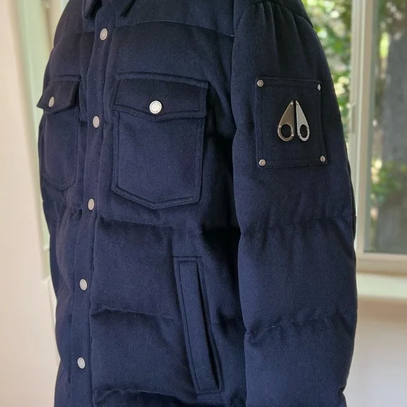 BNWT Moose Knuckles Westmore Wool-blend Down Jacket - Picture 3 of 16